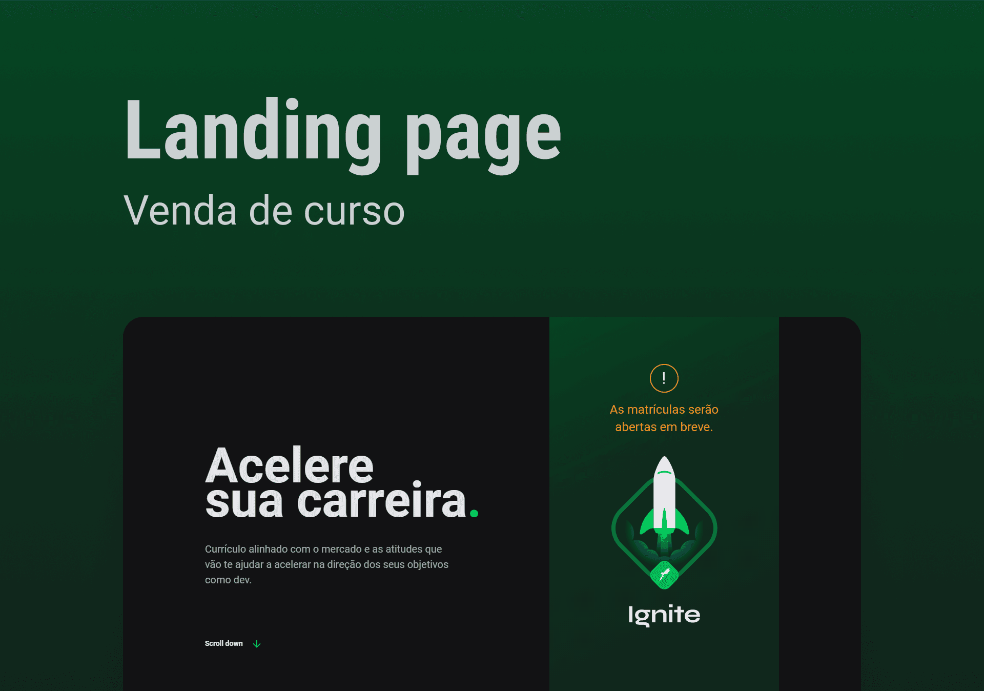 Rocketseat Landing Page